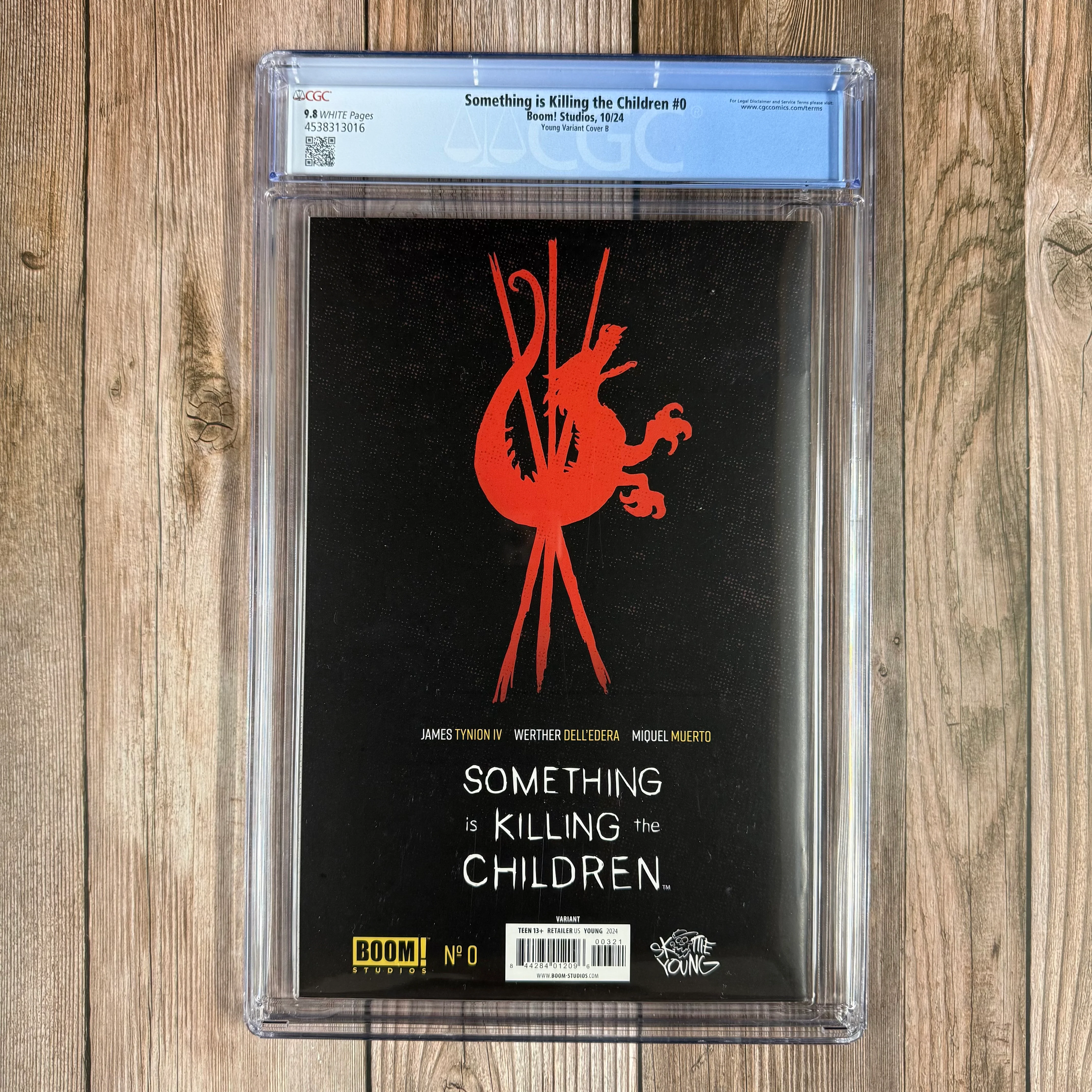 Something Is Killing the Children #0 CGC 9.8 WP Origin of Erica Slaughter, Skottie Young Variant Cover B Limited to 500 - Image 2