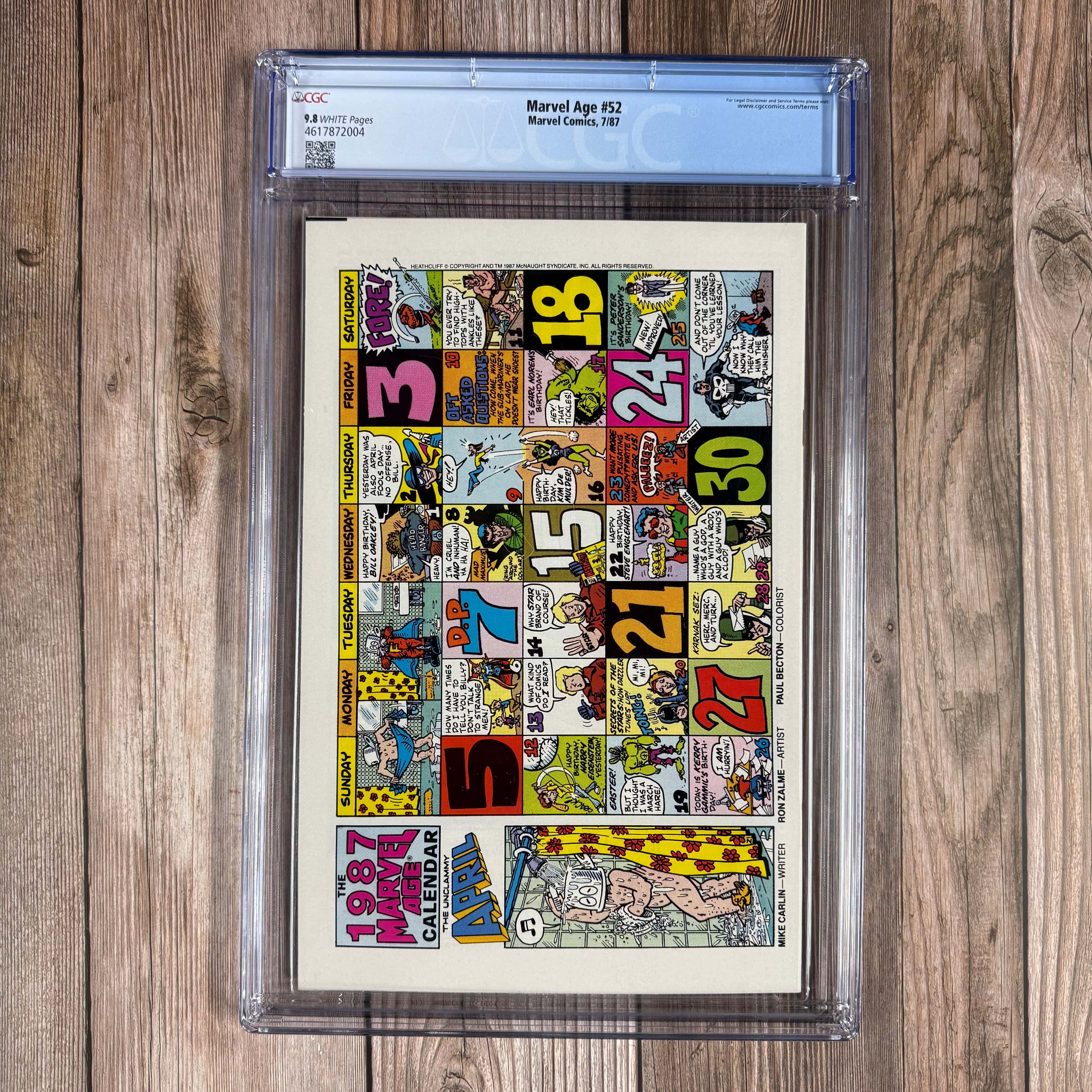 Marvel Age #52 CGC 9.8 WP Marshall Rogers cover - Image 2
