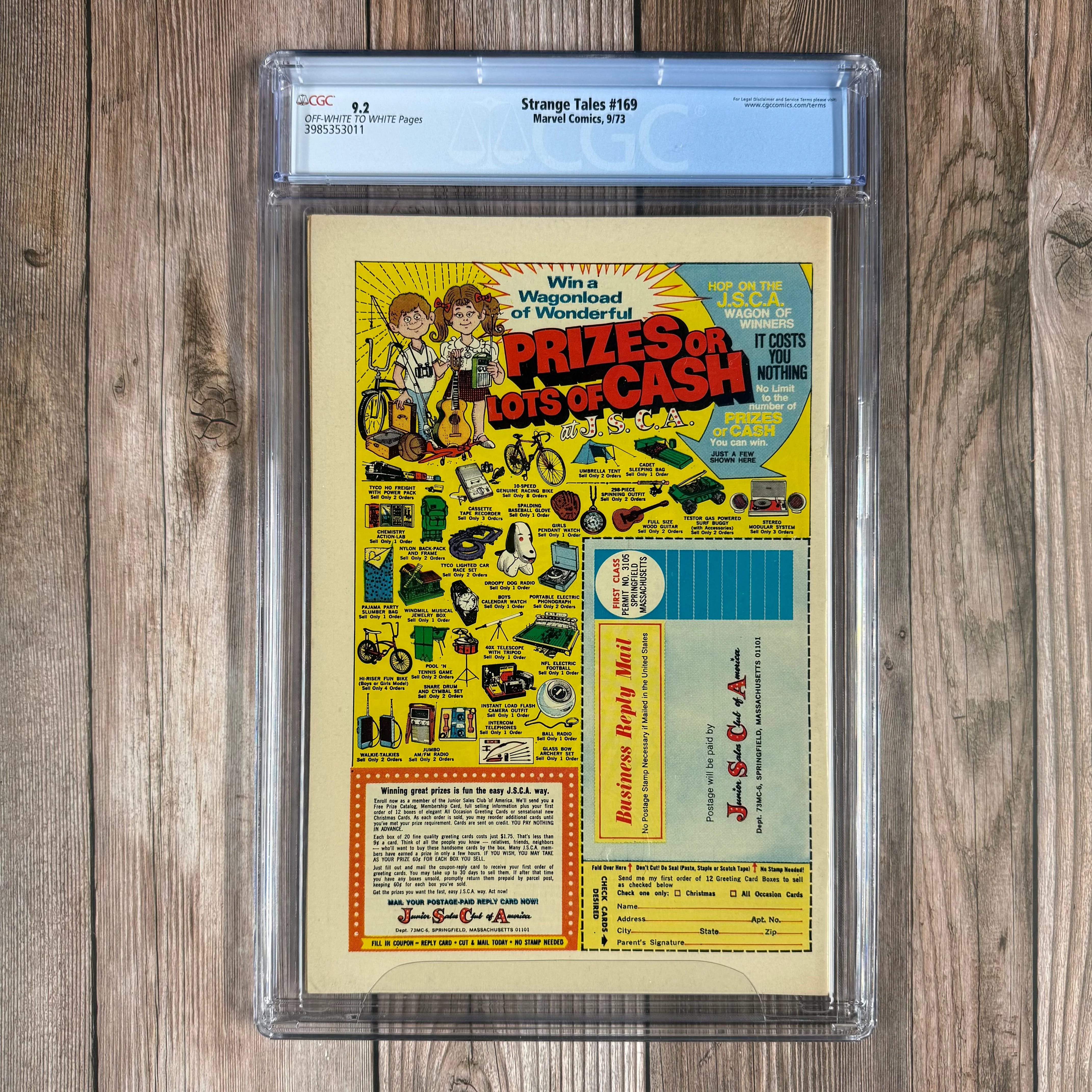 Strange Tales #169 CGC 9.2 1st appearance of Brother Voodoo (Jericho Drumm) and Daniel Drumm - Image 2