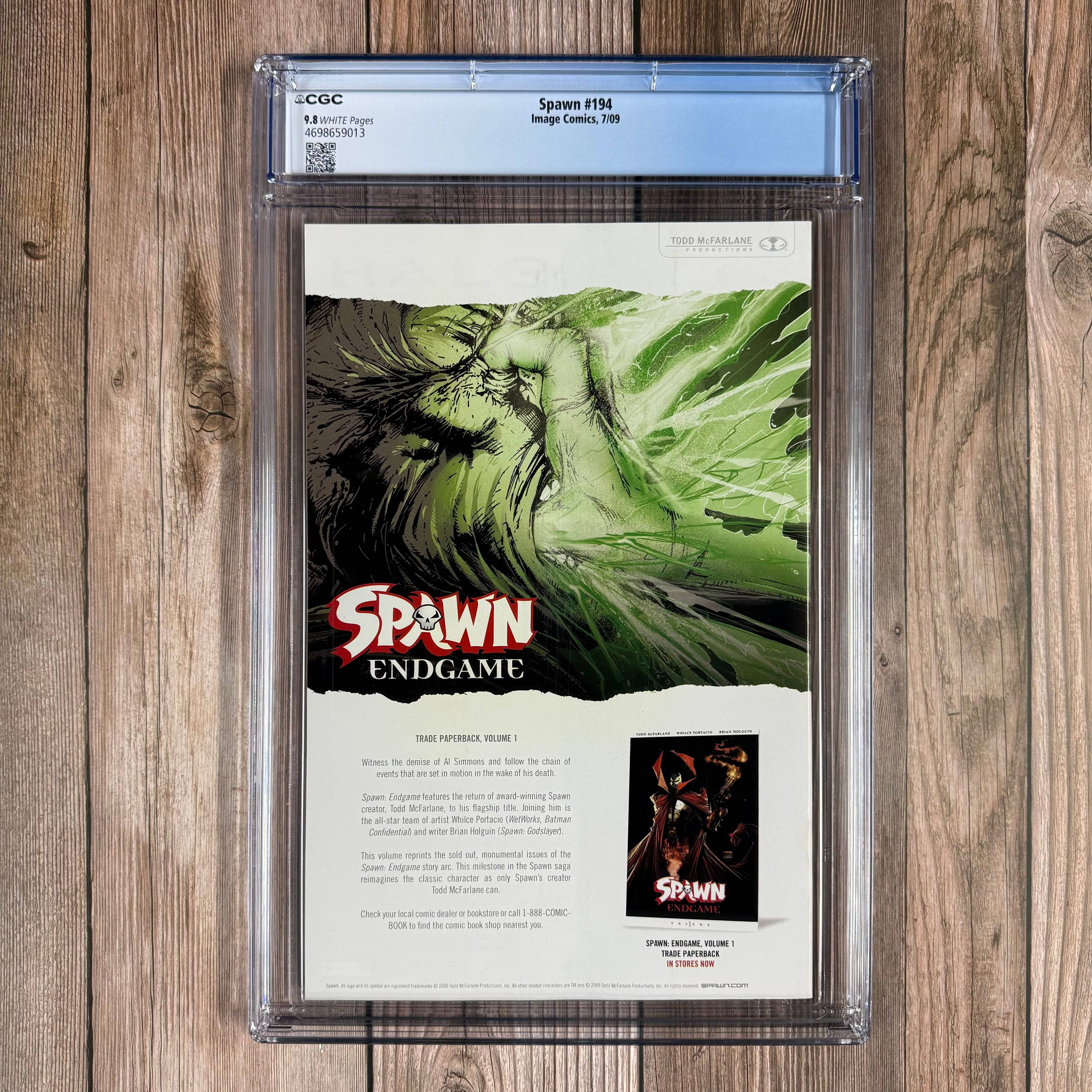 Spawn #194 CGC 9.8 WP Endgame Part 10 - Image 2