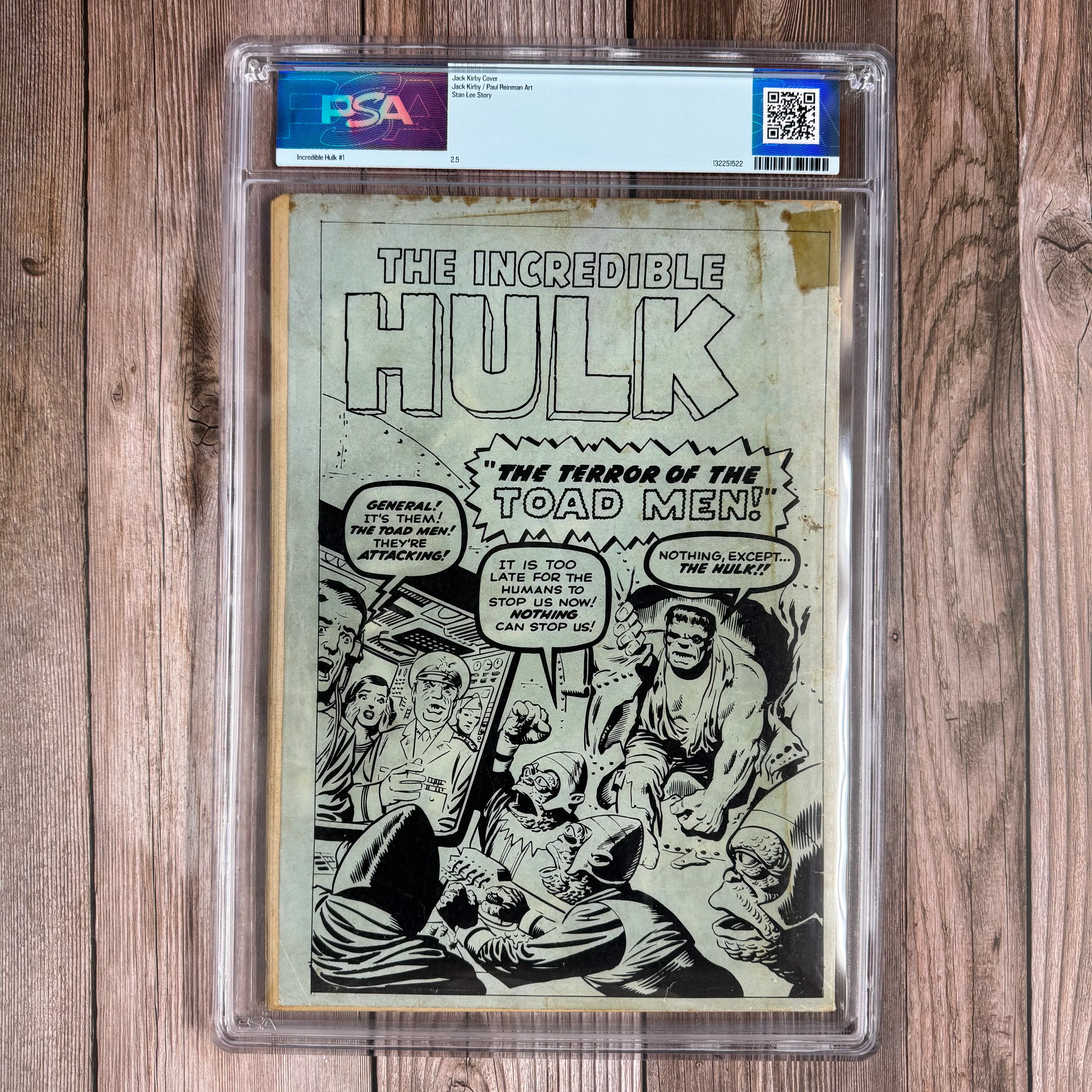 Incredible Hulk #1 PSA 2.5  Australian Edition Published by Yaffa reprinting The Incredible Hulk #1 - Image 2
