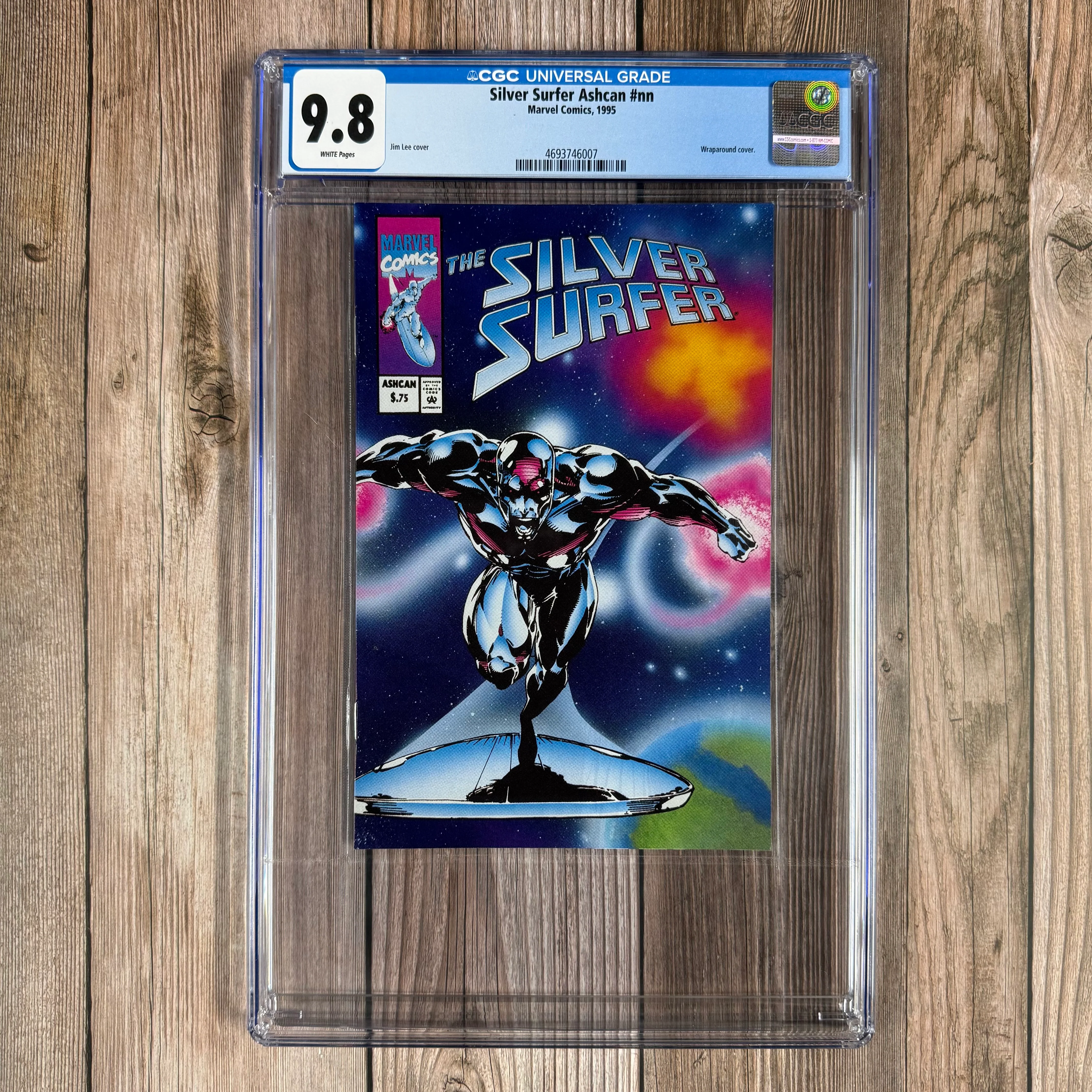 Silver Surfer Ashcan #nn CGC 9.8 WP Cover Art by Jim Lee and Sean Tiffany, Origin of the Silver Surfer (cert:6007)