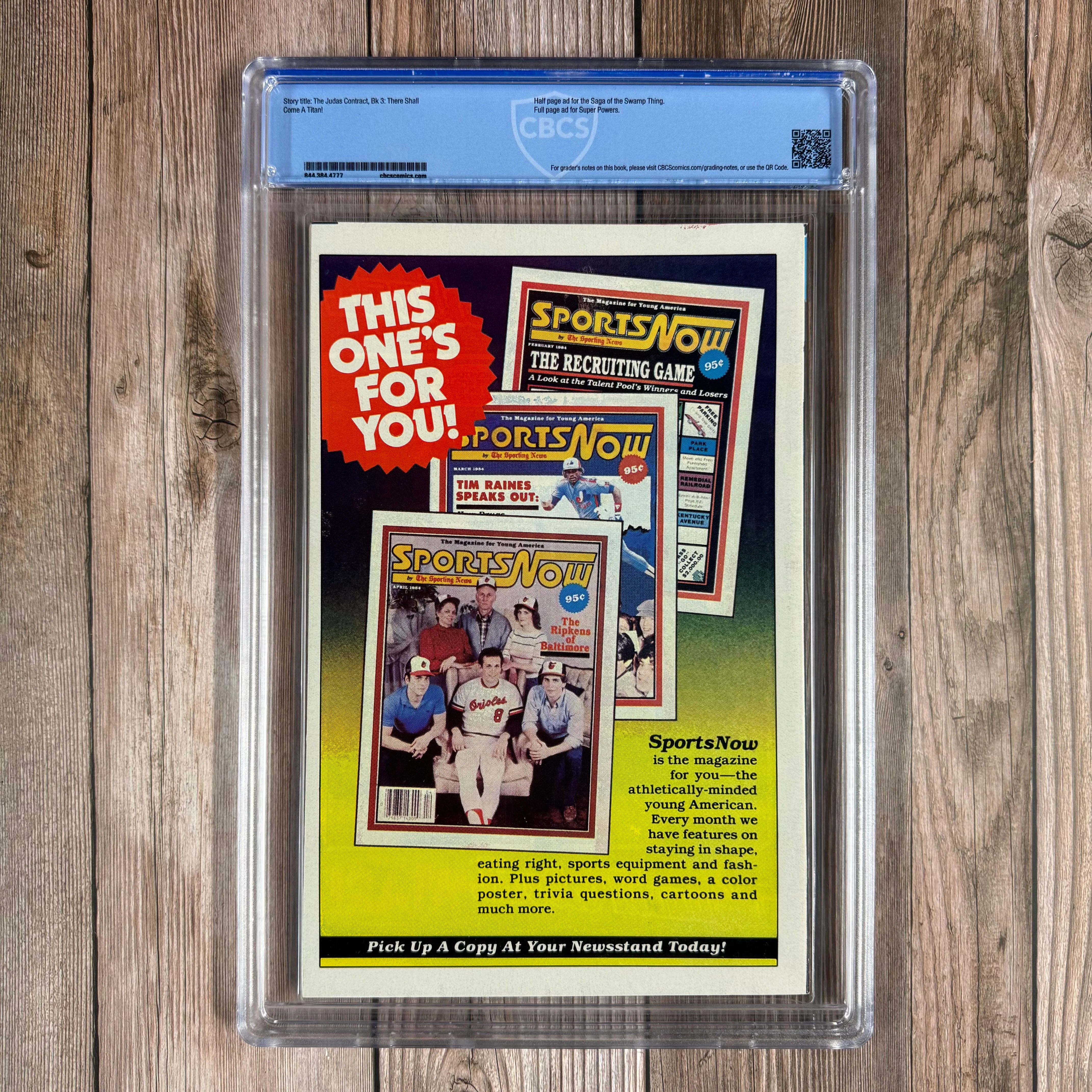 Tales of the Teen Titans #44 CBCS 9.8 WP Dick Grayson becomes Nightwing, formerly Robin, Origin of Deathstroke and Jericho,  NEWSSTAND EDITION - Image 2