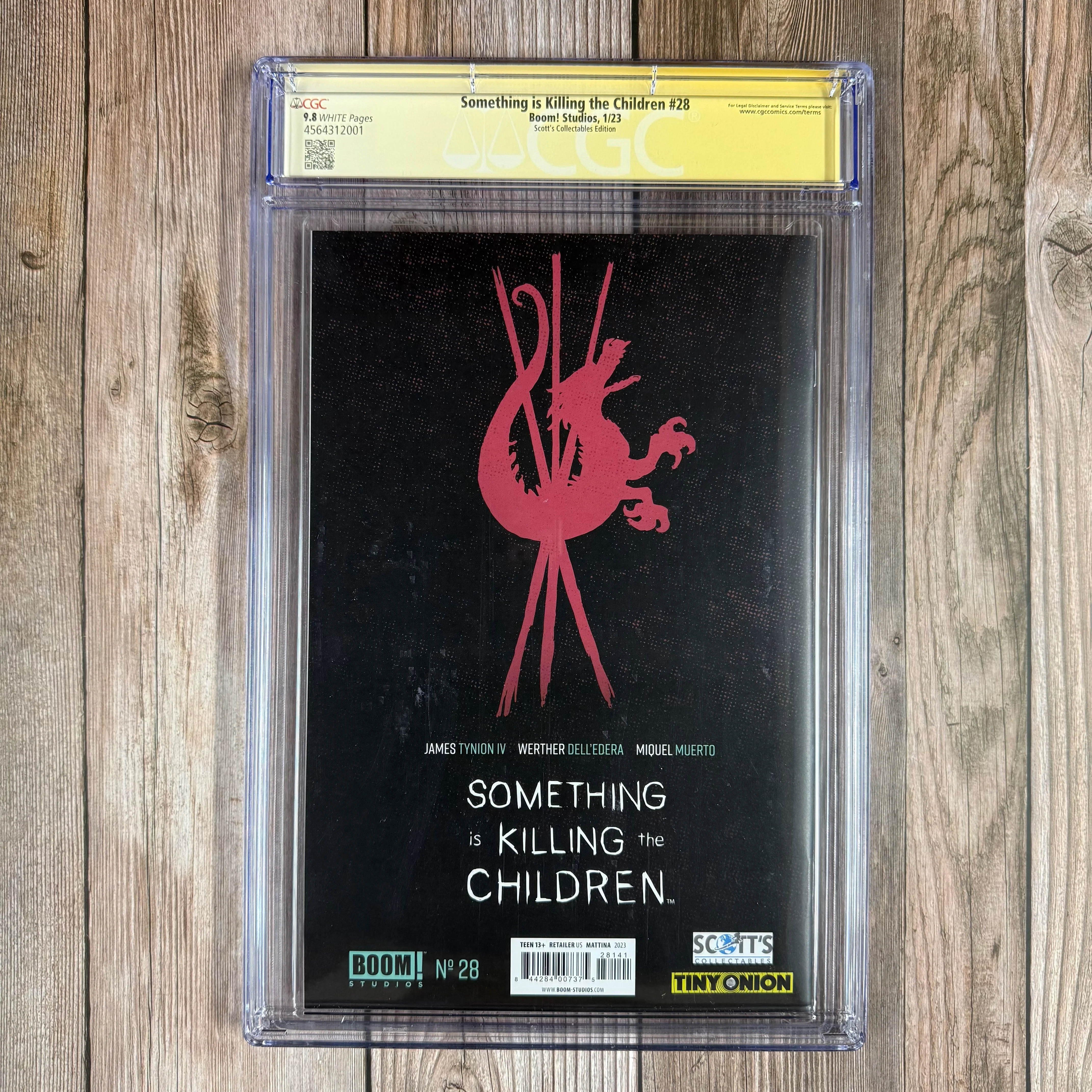 Something Is Killing the Children #28 CGC 9.8 WP SS Signed by Werther Dell’Edera & James Tynion IV, Scott's Collectables Edition, Cover Art by Francesco Mattina (cert:2001) - Image 2