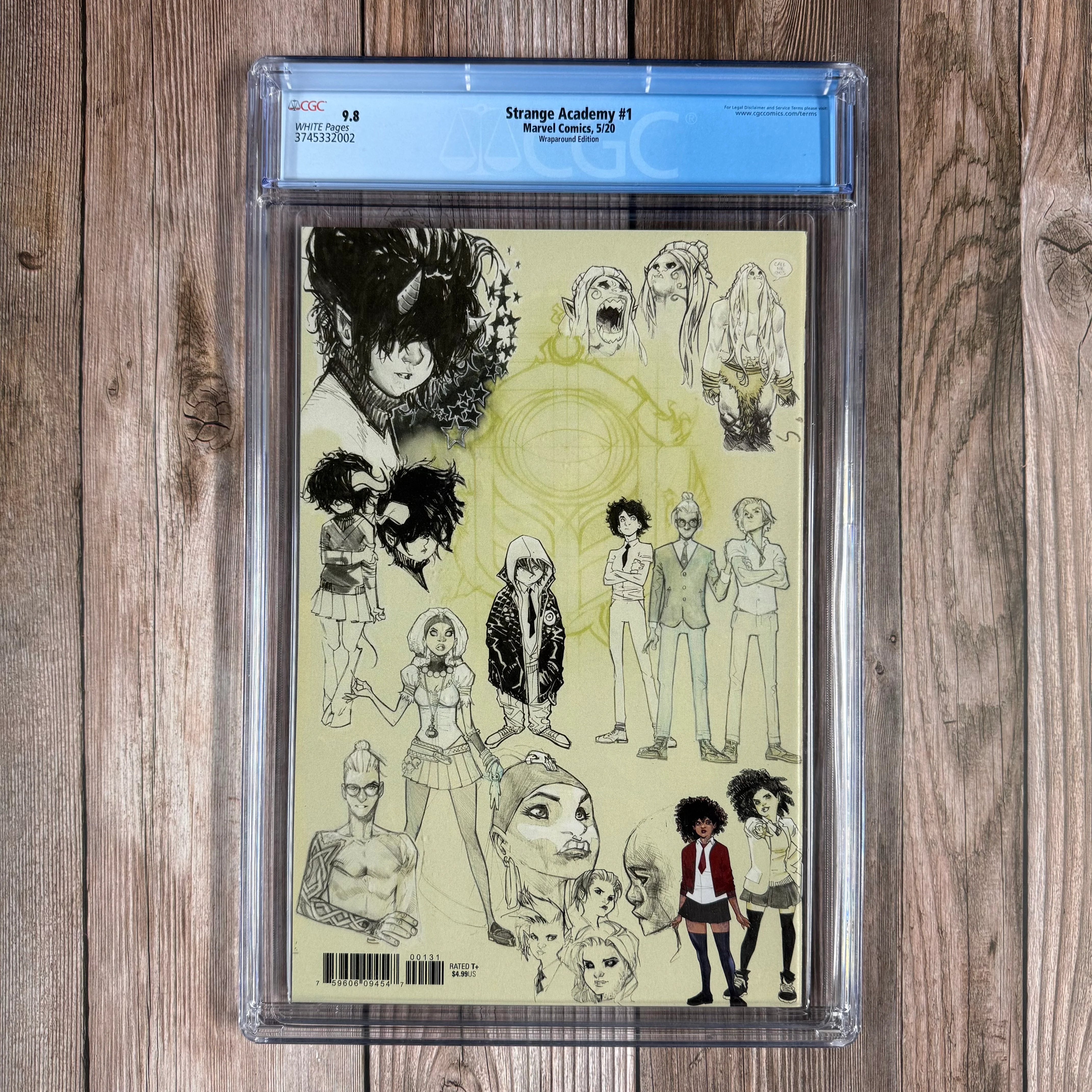Strange Academy #1 CGC 9.8 WP Wraparound Humberto Ramos Variant Cover, Multi 1st appearances - Image 2