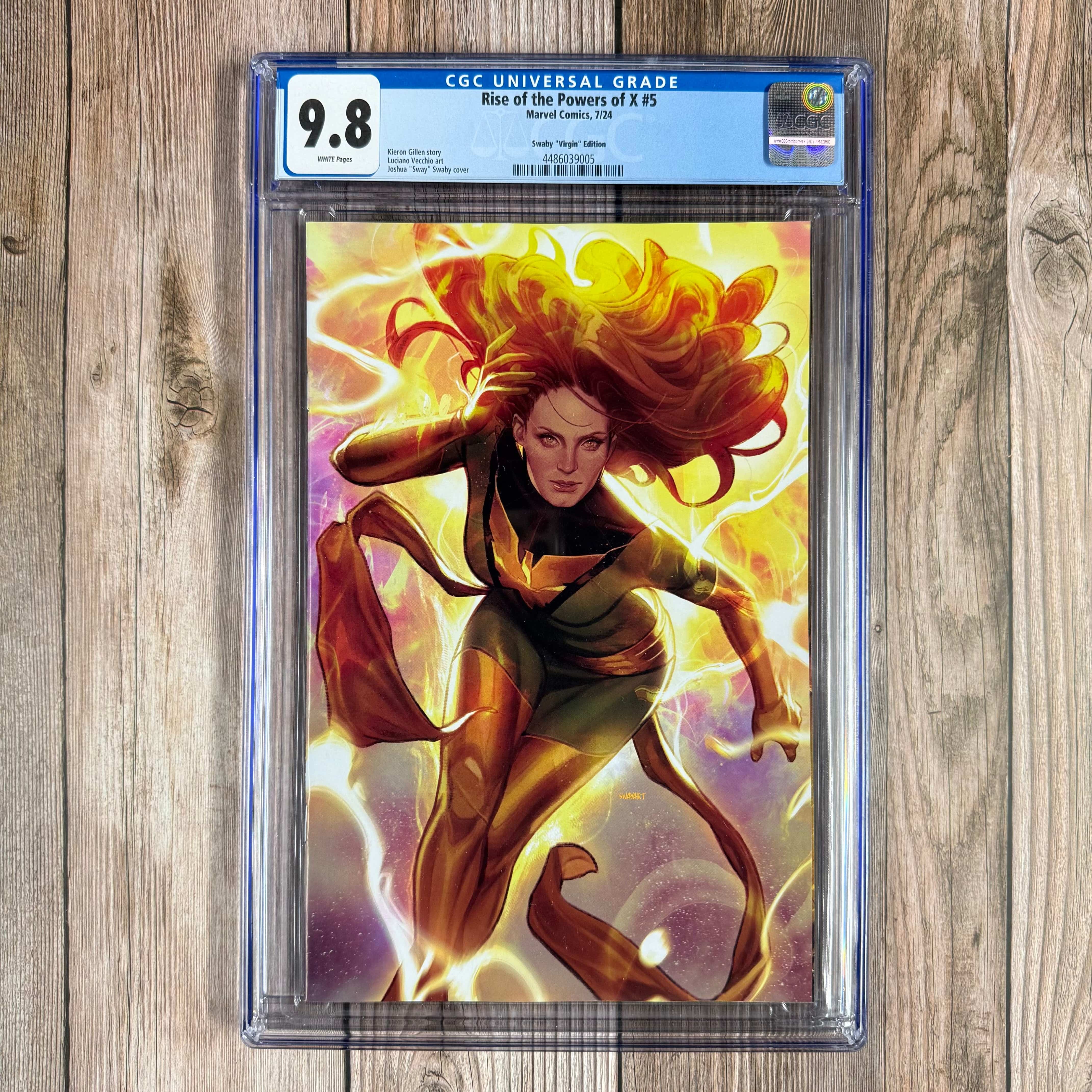 Rise of the Powers of X #5 CGC 9.8 WP Written By Kieron Gillen
