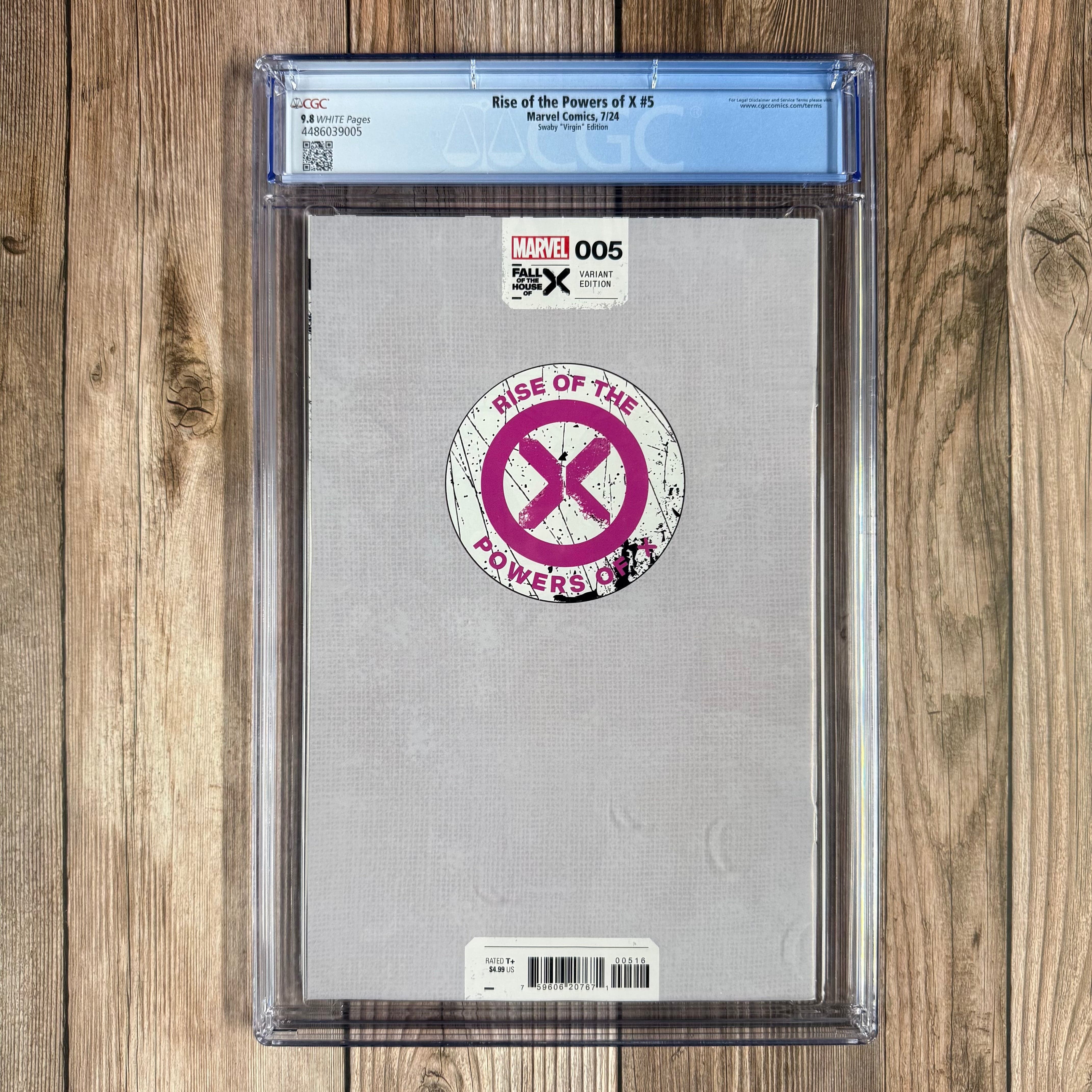 Rise of the Powers of X #5 CGC 9.8 WP Written By Kieron Gillen - Image 2